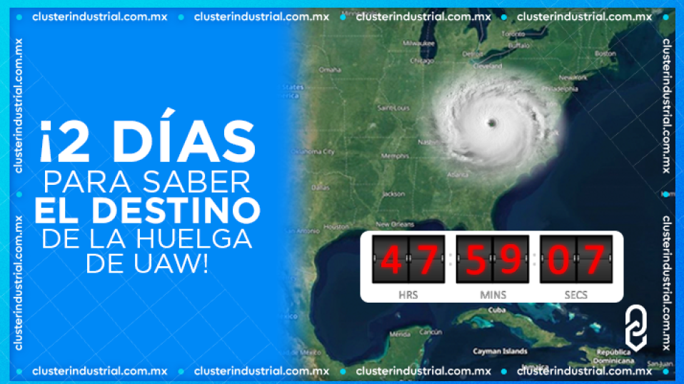 Cluster Industrial - Quedan 2 días para la huelga de UAW en EE.UU, ¿cuáles serán sus efectos en México?