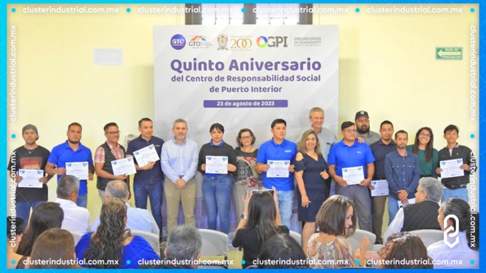 Cluster Industrial - Quinto aniversario del Centro de Responsabilidad de Puerto Interior.
