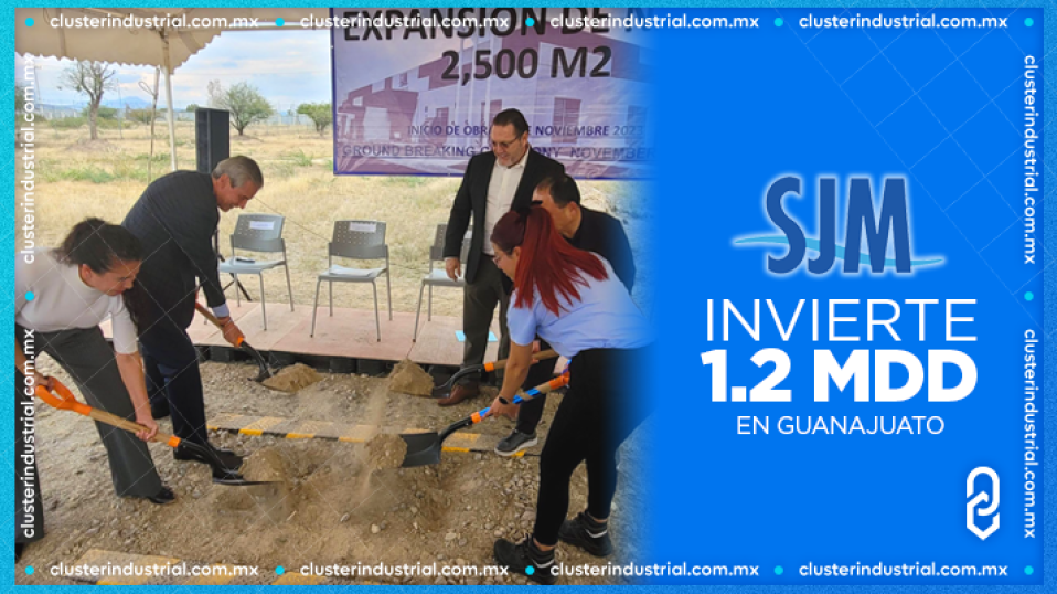 Cluster Industrial - SJMFlex invierte 1.2 MDD para expansión en Guanajuato Puerto Interior