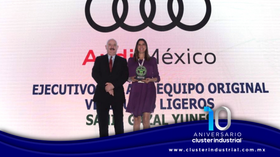 Cluster Industrial - Sahíe Gazal, de Audi México, gana premio Mejor Ejecutivo del Año en la Industria Automotriz