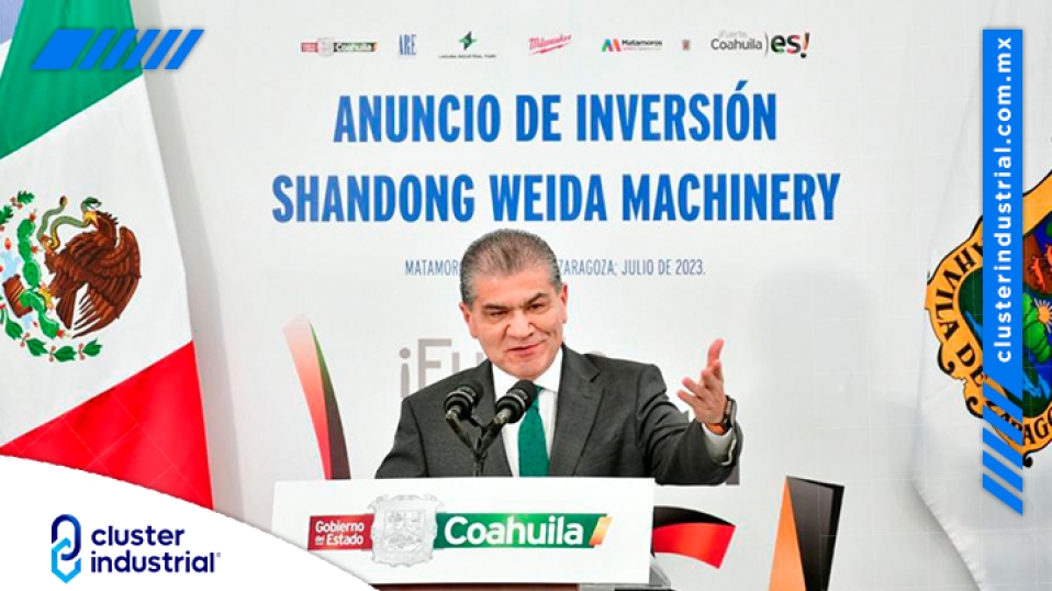 Cluster Industrial - Shandong Weida Machinery invierte 15 MDD en Coahuila