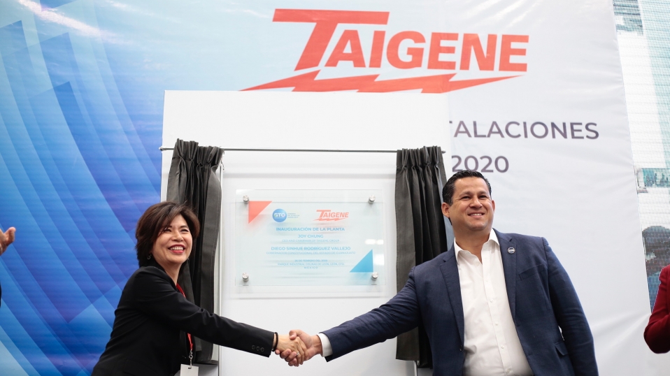 Cluster Industrial - Taigene, empresa taiwanesa, inaugura su primera planta de Latinoamérica en León