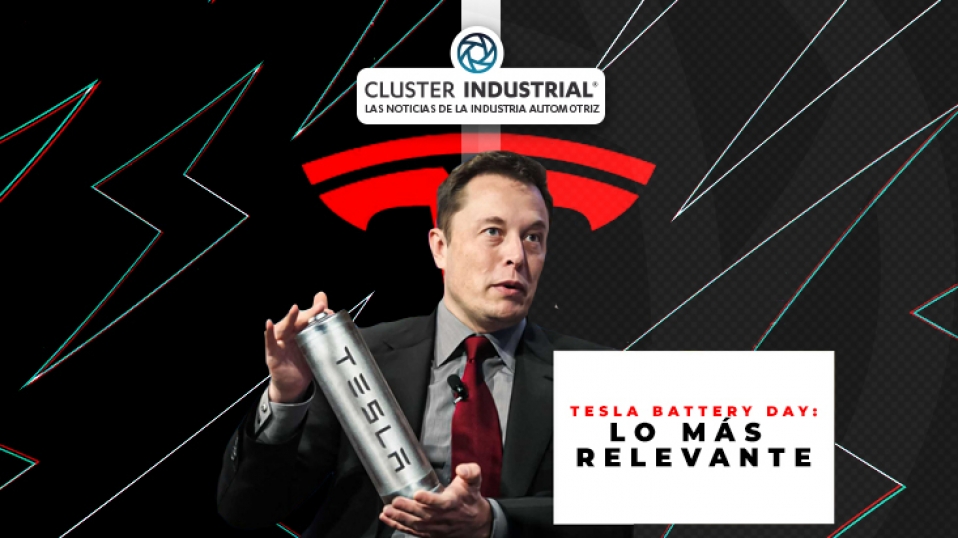 Cluster Industrial - Tesla Battery Day: lo más relevante presentado por Elon Musk
