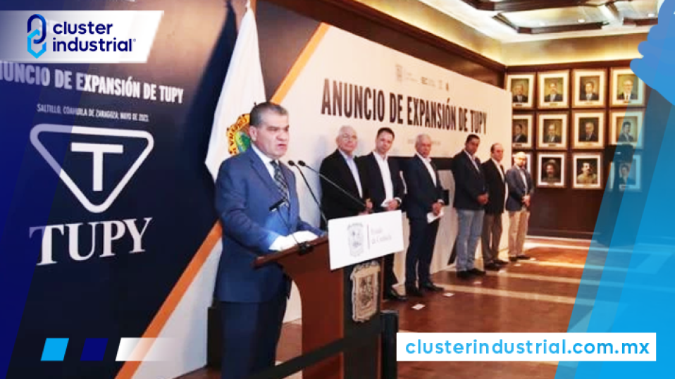 Cluster Industrial - Tupy anuncia expansión en Ramos Arizpe con inversión de 36.8 MDD