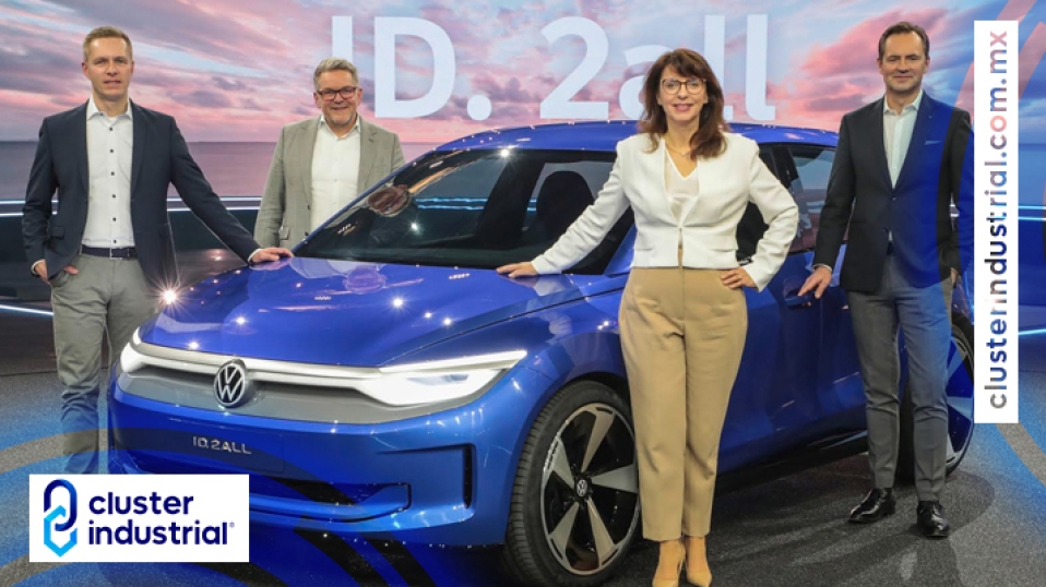 Cluster Industrial - VW presenta el ID.2All, el auto eléctrico de menos de 500 mil pesos