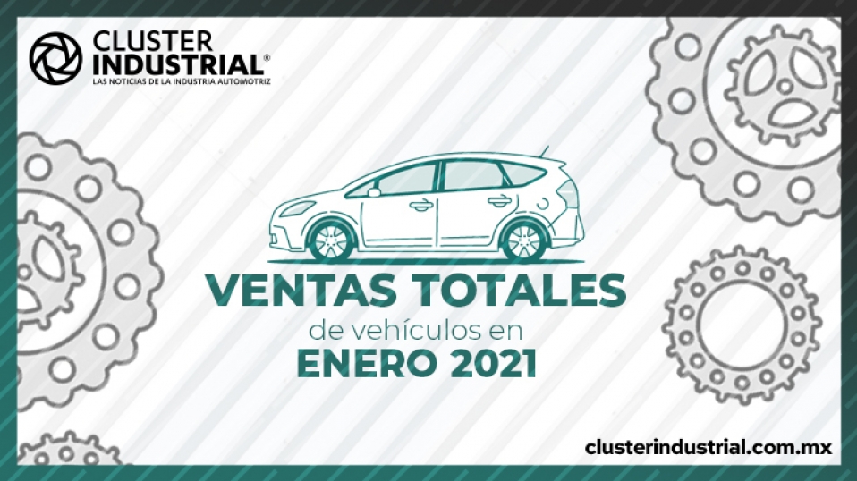 Cluster Industrial - Ventas de autos de enero 2021 caen 22.55%