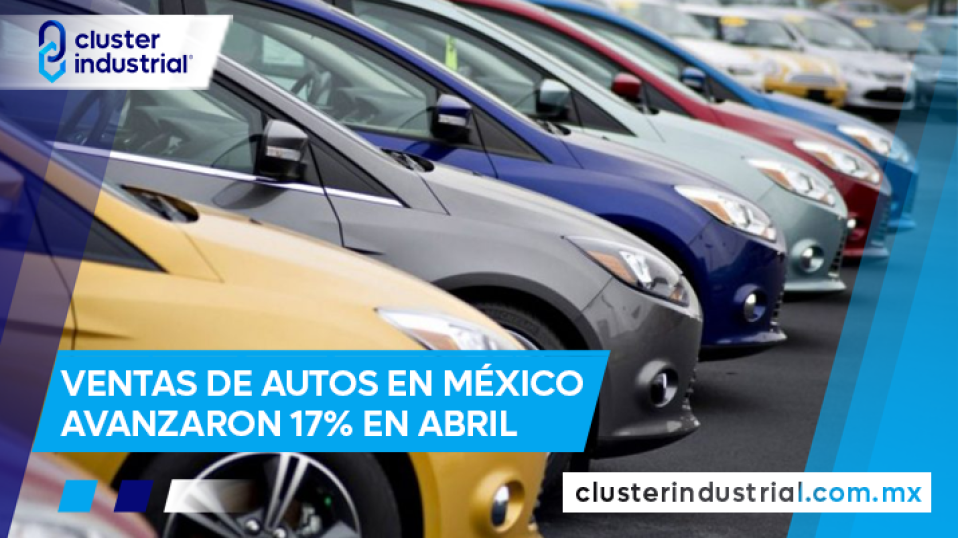 Cluster Industrial - Ventas de autos en México avanzaron 17% en abril