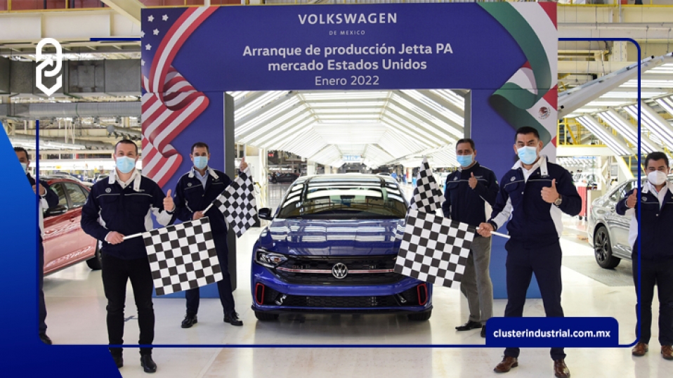 Cluster Industrial - Volkswagen de México arranca producción del Jetta 2022 para Estados Unidos