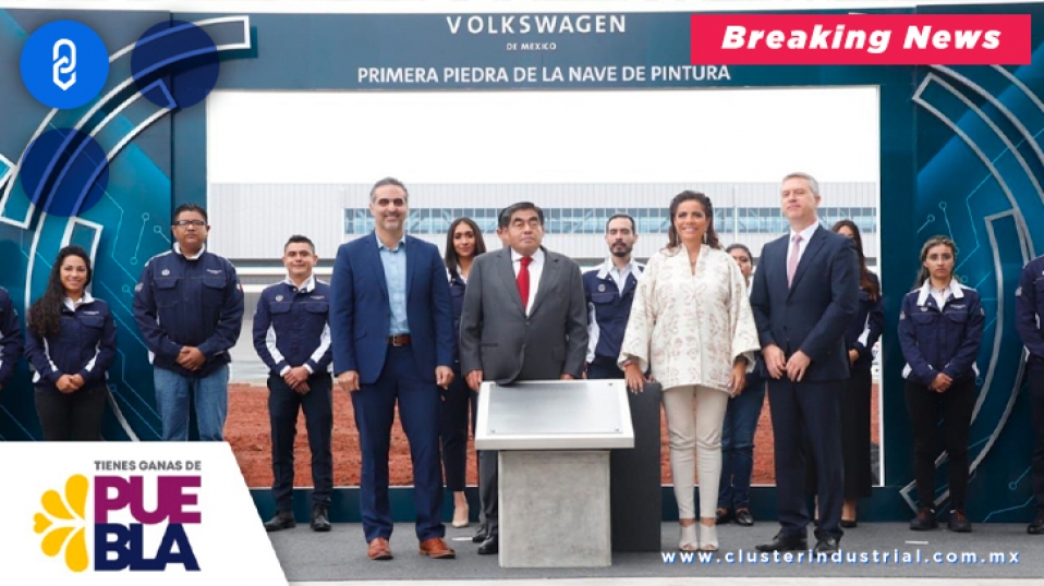 Cluster Industrial - Volkswagen de México invierte 763.5 MDD para nueva nave de pintura en Puebla