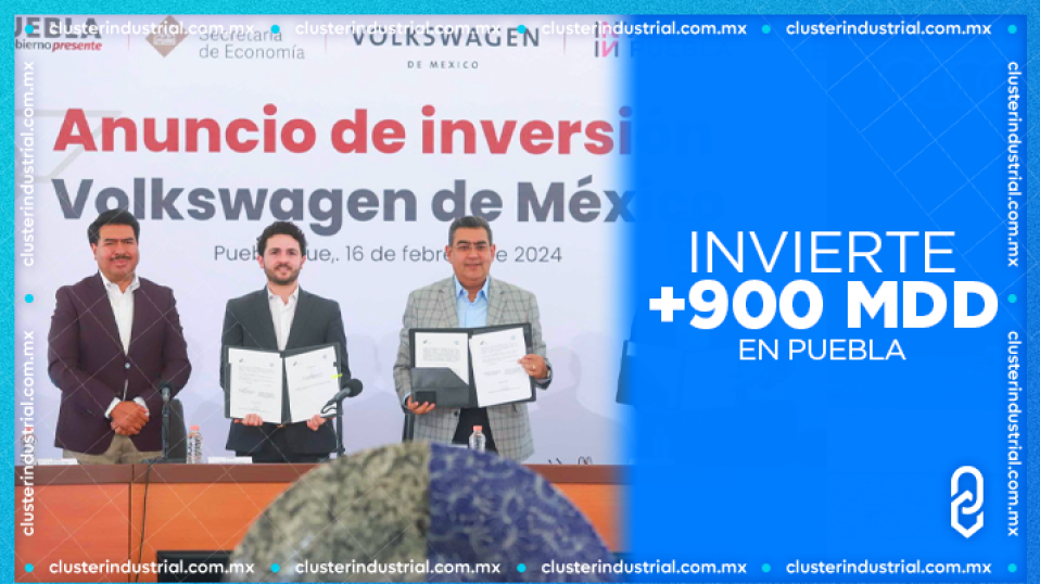 Cluster Industrial - Volkswagen de México invierte casi 1,000 MDD para Hub de electromovilidad en Puebla