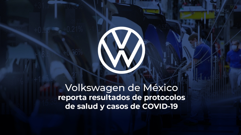 Cluster Industrial - Volkswagen de México reporta resultados de protocolos de salud y casos de COVID-19