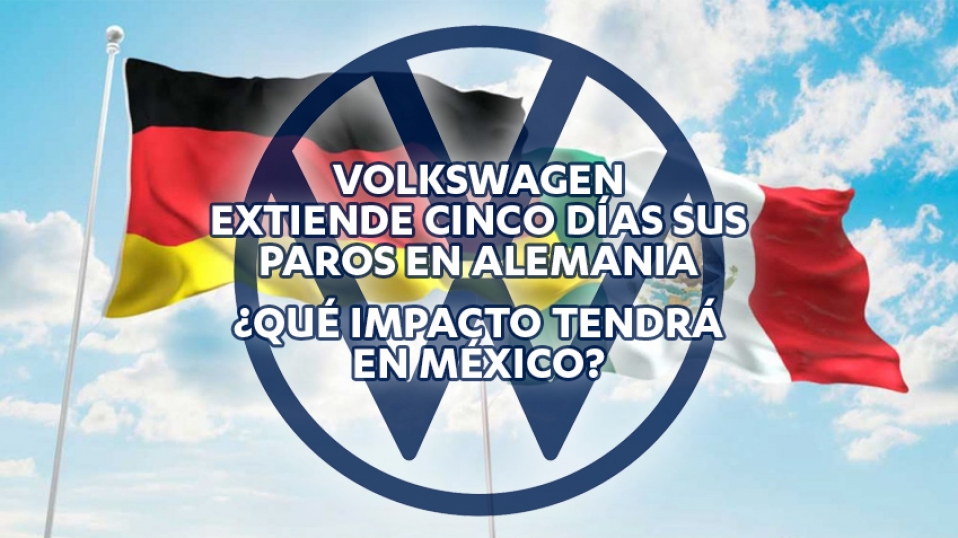 Cluster Industrial - Volkswagen extiende cinco días sus paros en Alemania ¿qué impacto tendrá en México?