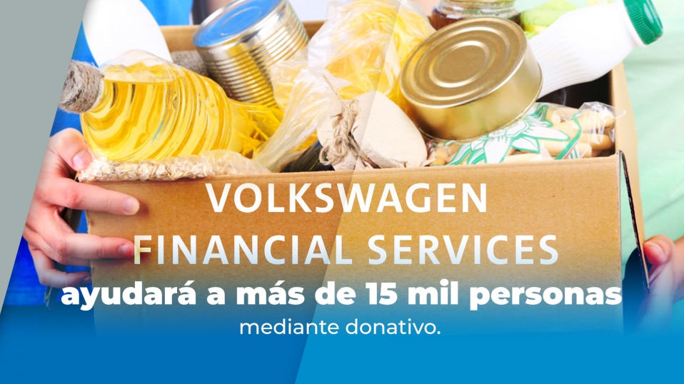 Cluster Industrial - Volkswagen Financial Services ayudará a más de 15 mil personas mediante donativo
