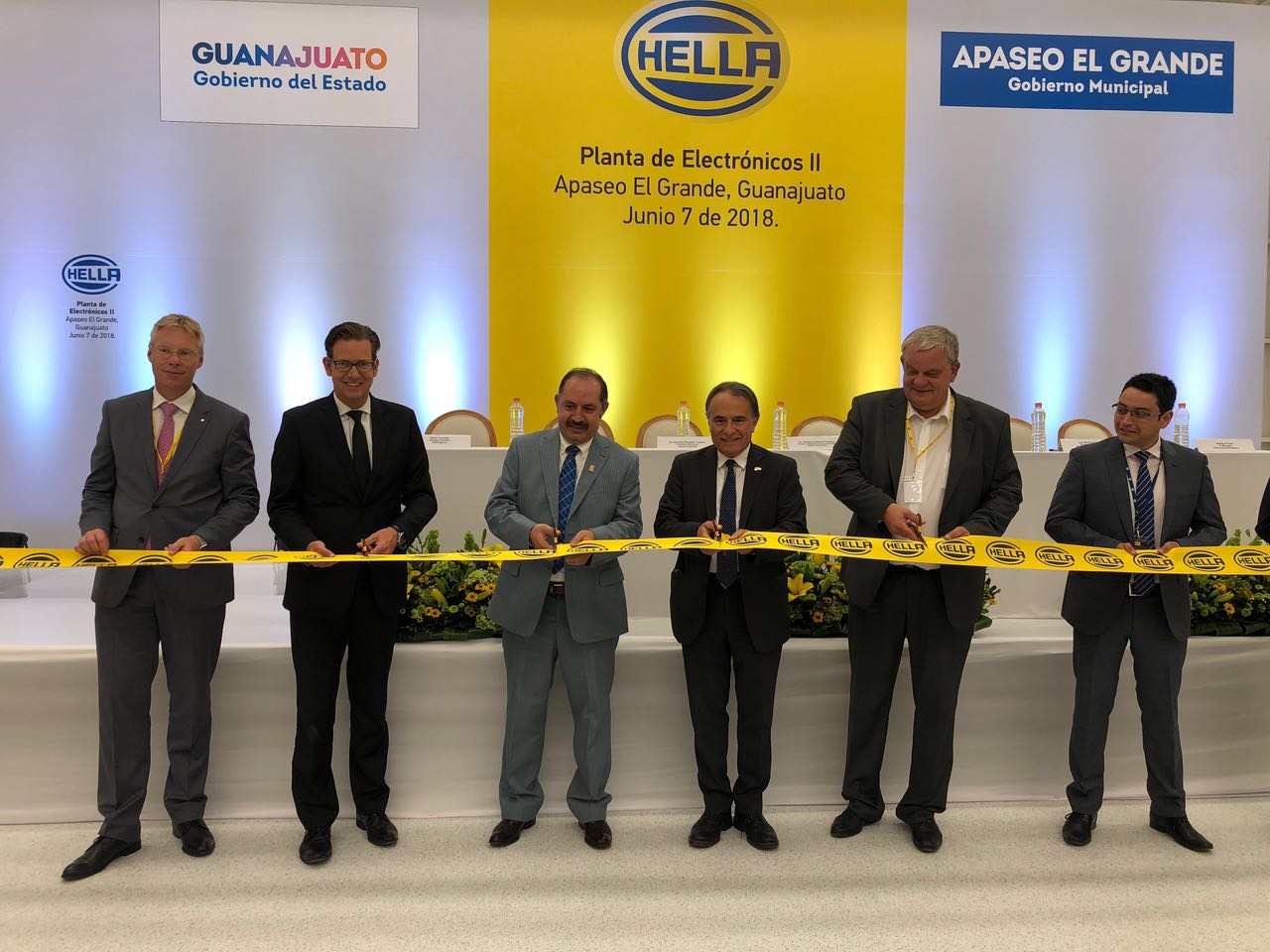 Cluster Industrial - Hella inaugura su cuarta planta en Guanajuato 